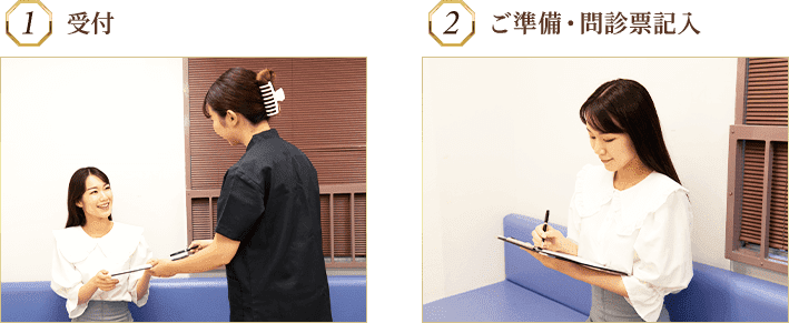 受付/ご準備・問診票